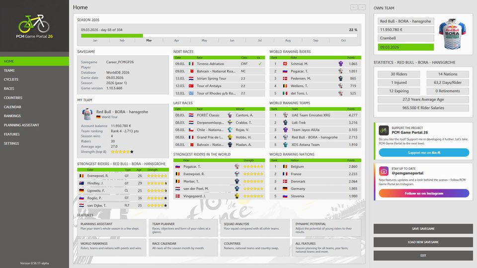 PCM Game Portal – Home